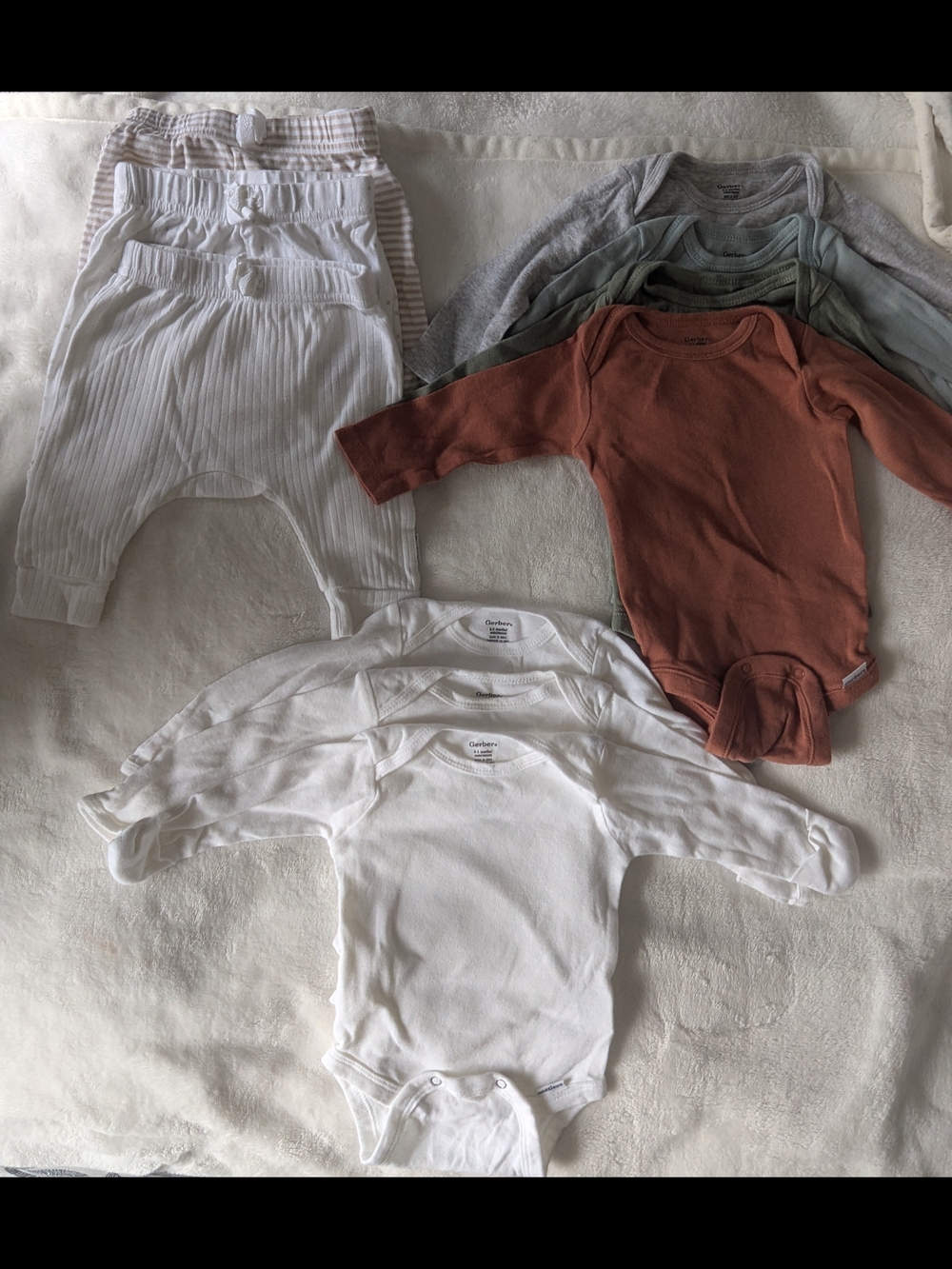 *LIGHT USE* Gerber Bundle Onesies And Pants